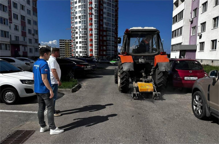 20 тонн асфальта и проблема решена