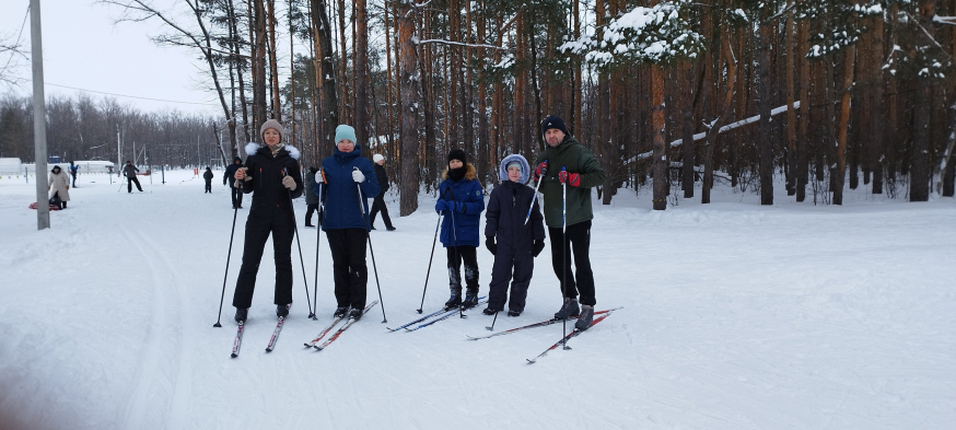 Лыжный пробег в честь чемпиона